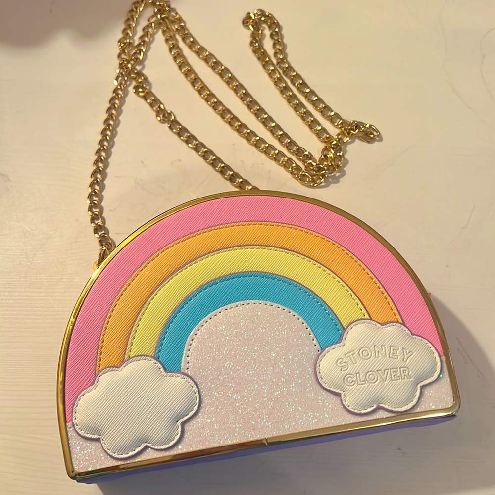NWOT STONEY CLOVER RAINBOW BAG